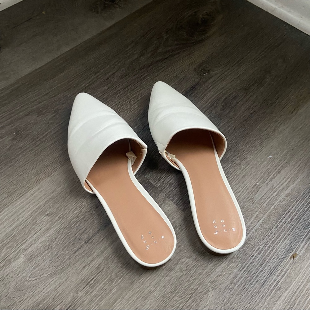 A New Day white mules